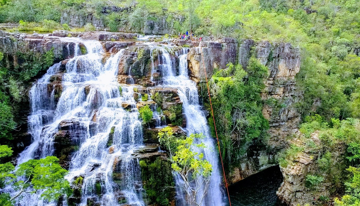 Cachoeira na Chapada dos Veadeiros. Foto: Reprodução/TripAdvisor