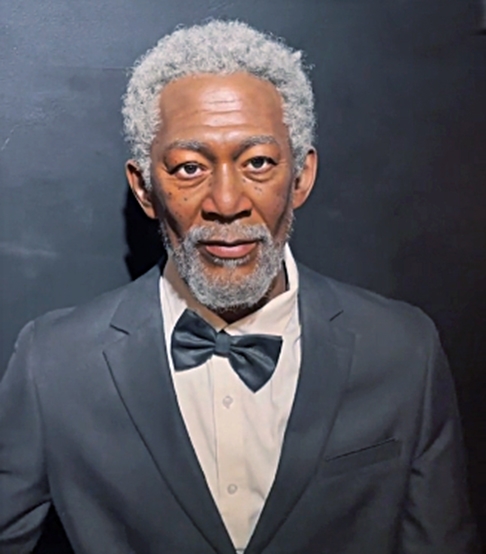 O Morgan Freeman até dá pro gasto, hein... 