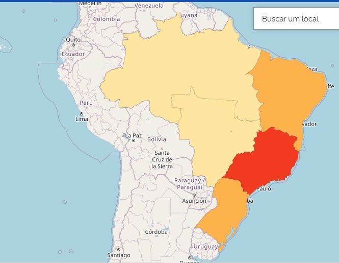 Três estados do Sudeste - São Paulo, Minas Gerais e Rio de Janeiro - concentram ao todo 39,9% da população brasileira Reprodução: Flipar