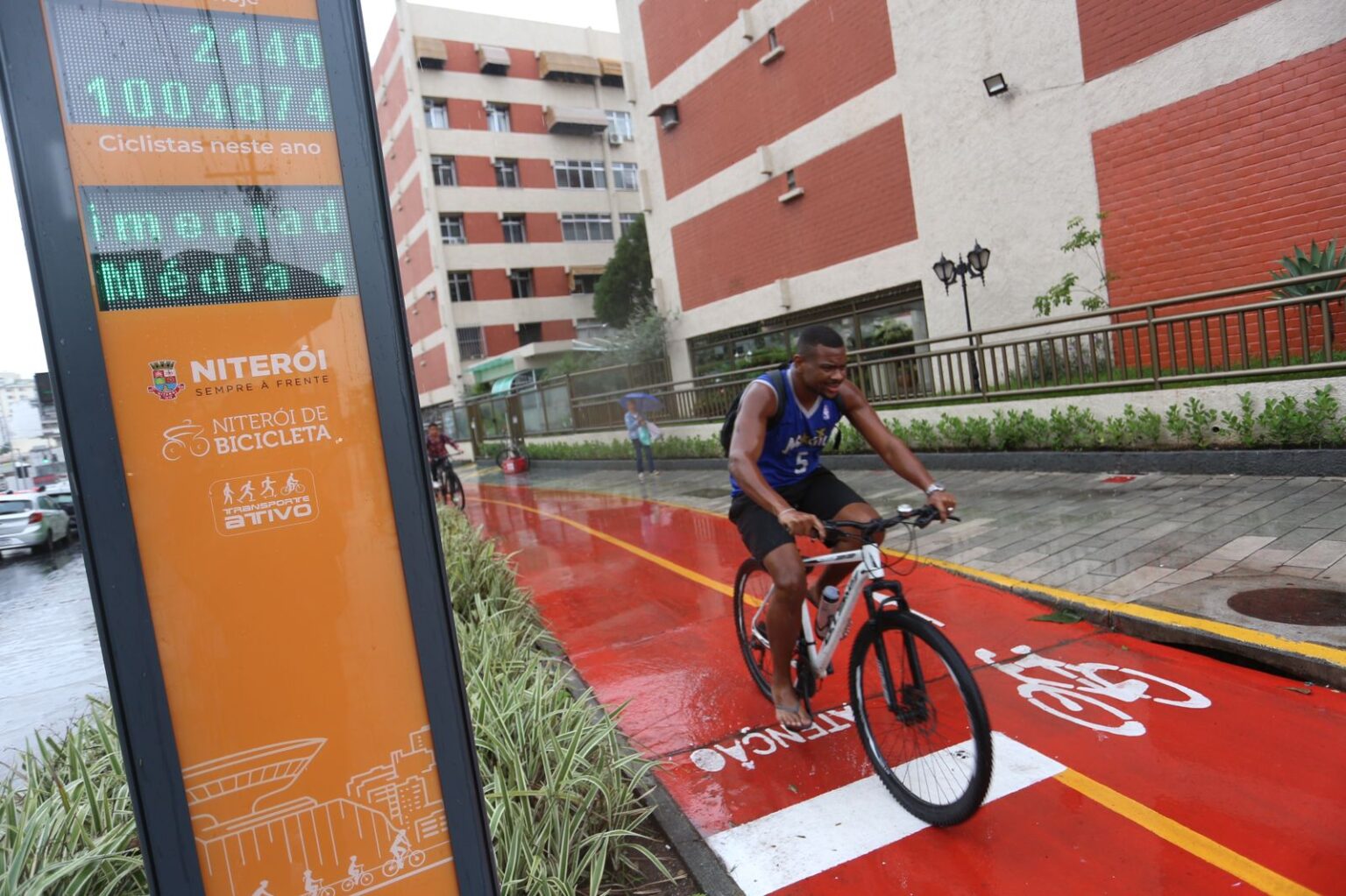 Ciclovia de Niterói. Foto: Divulgação Prefeitura de Niterói
