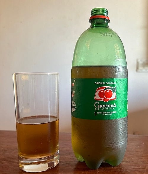 A bebida ficou famosa, e em 1921 surgiu o Guaraná Champagne Antarctica, que ajudou a popularizar ainda mais o uso do guaraná na indústria de refrigerantes. Reprodução: Flipar