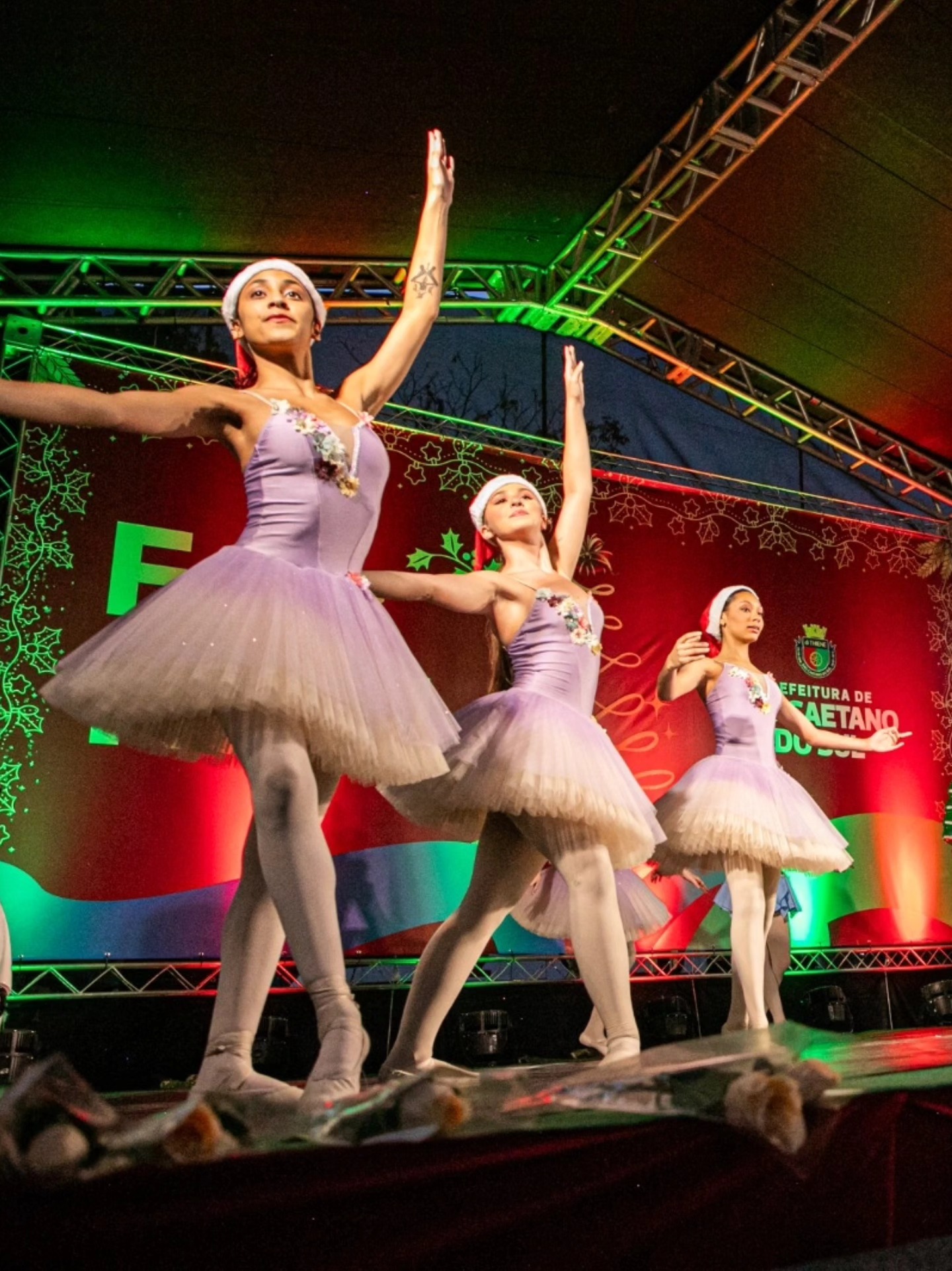 Festa de Natal em São Caetano do Sul (SP). Foto: Divulgação / Prefeitura de São Caetano do Sul (SP)