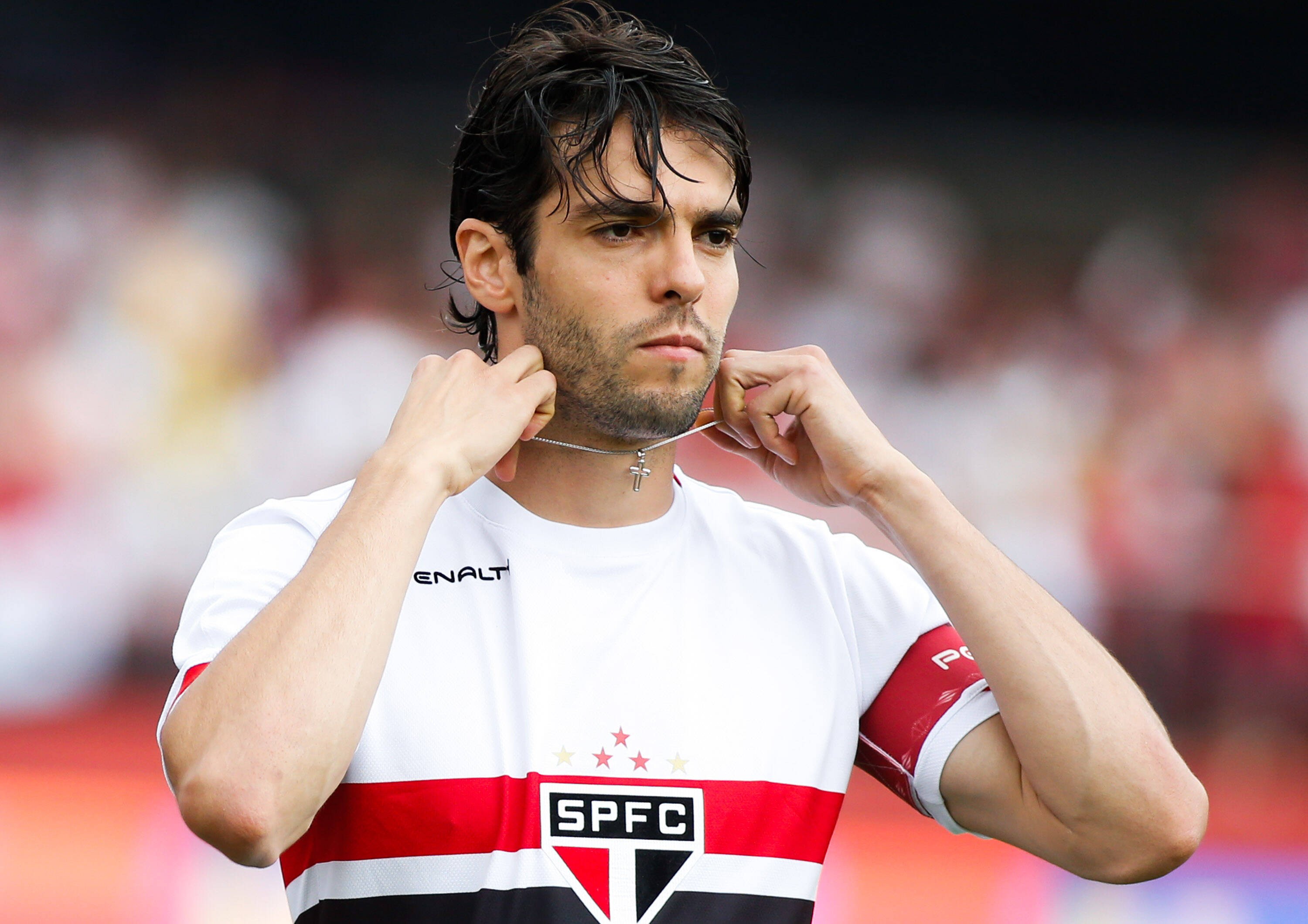 Kaká - revelado pelo São Paulo em 2001. Foto: Alexandre Schneider/Getty Images