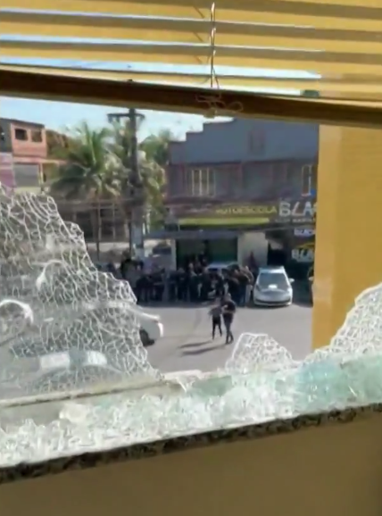 Delegacia Campos Elísios, em Duque de Caxias. Foto: Reprodução/TV Globo