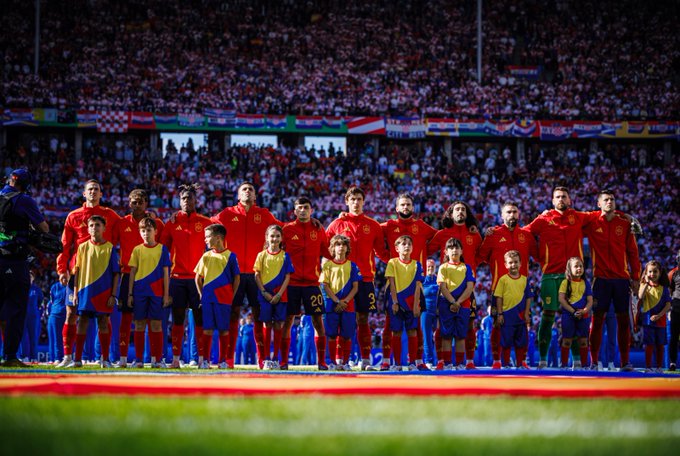 Espanha venceu a Croácia pela primeira rodada da Eurocopa 2024 (RFEF)