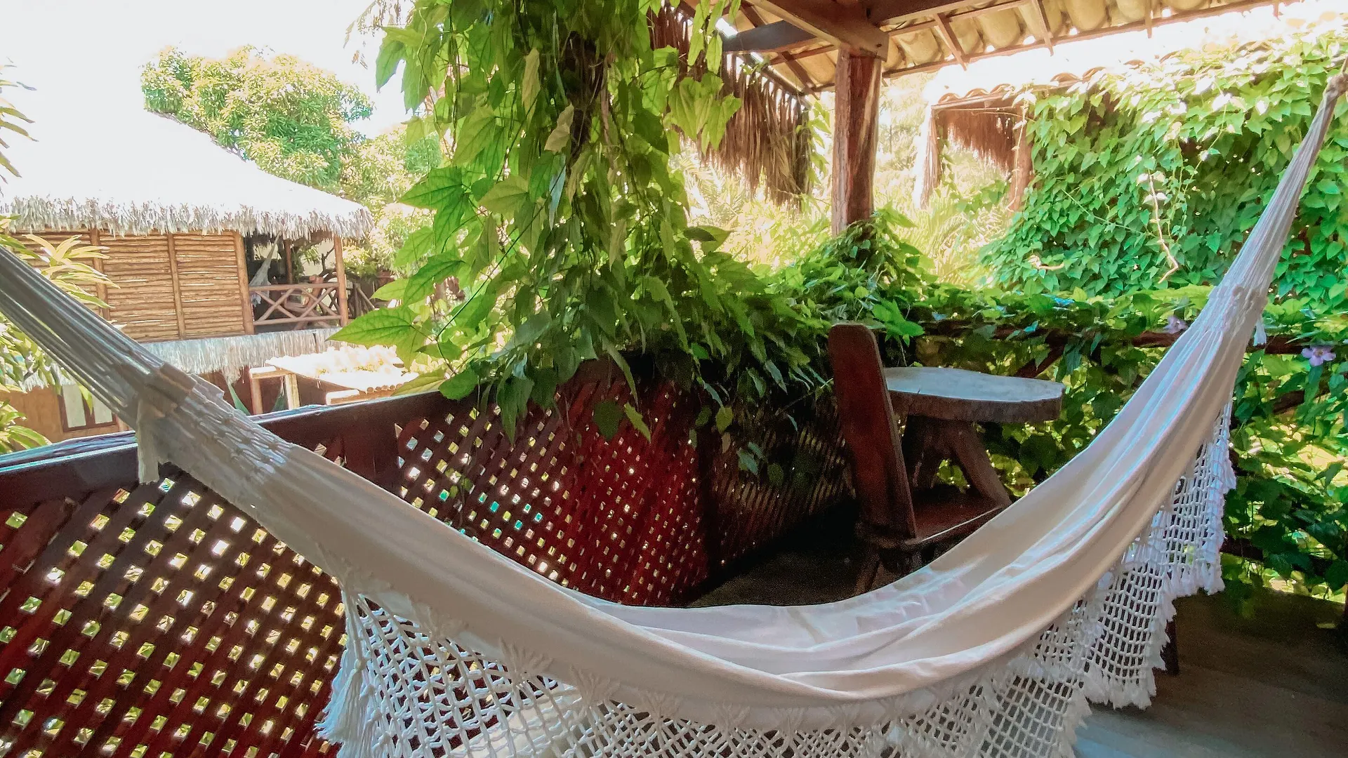 Varanda na pousada Café Zapata. Foto: Reprodução - redes sociais