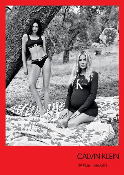 Irmãs Kardashian-Jenner são as estrelas escolhidas pela segunda vez para campanha da Calvin Klein . Foto: Willy Vanderperre
