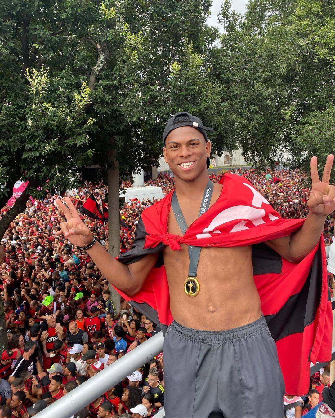 Jogador do Flamengo. Foto: Instagram