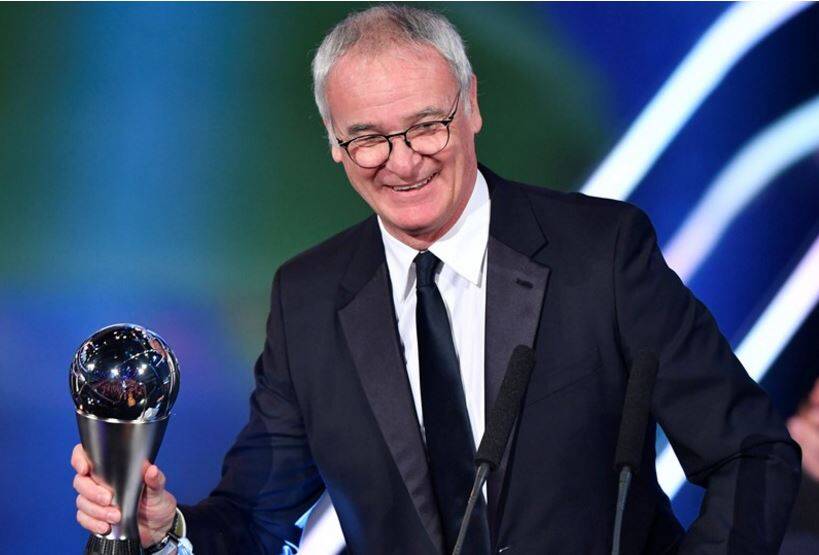 Claudio Ranieri foi eleito o melhor técnico. Foto: Divulgação
