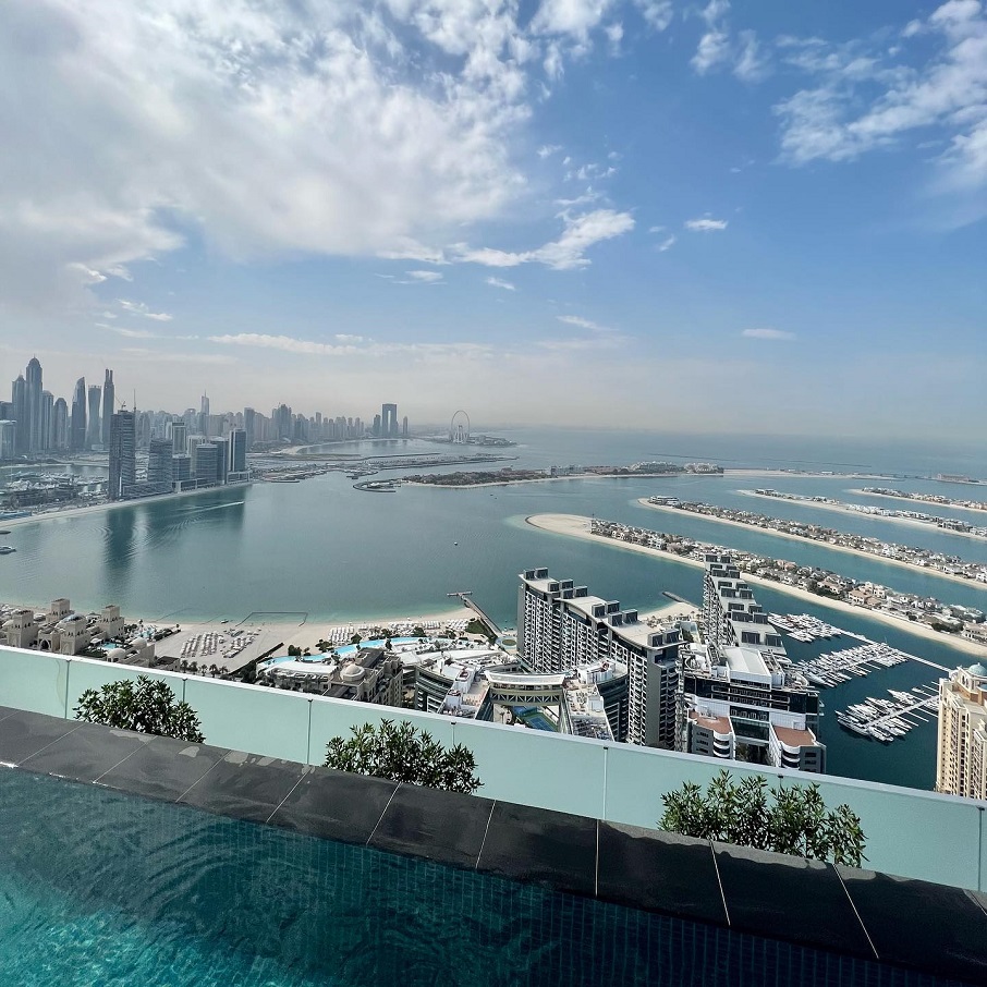 A Aura Skypool, em Dubai. Foto: Reprodução/Instagram 28.03.2023
