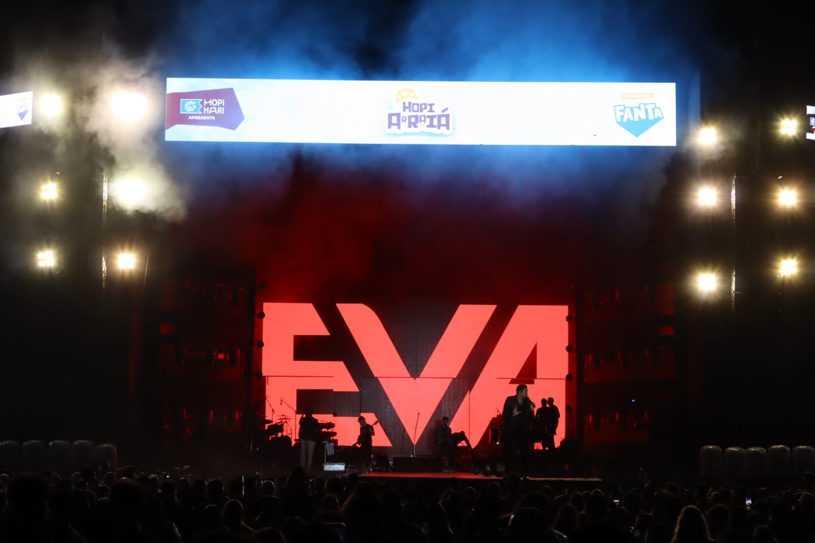 Show da Banda Eva. Foto: Pedro H. Lopes