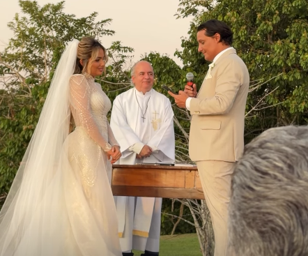 Natália Sarraff e Ricardo se casam. Foto: Reprodução/ Instagram @nataliasarraff