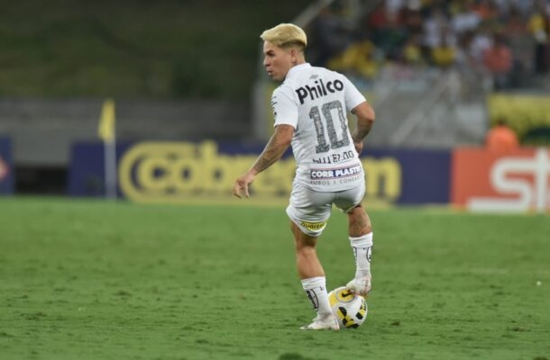 SOTELDO - Entrou no intervalo no lugar de Silvera. Demorou um pouco para entrar no jogo, mas quando o fez foi o principal articulador do ataque  NOTA 6,0 - Foto:  Ivan Storti/Santos FC