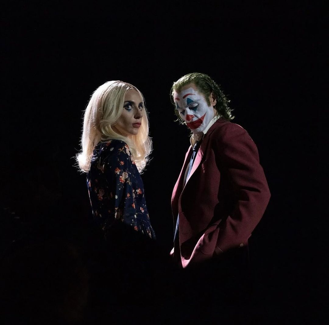 Lady Gaga e Joaquin Phoenix em Coringa: Delírio a Dois Reprodução/Instagram