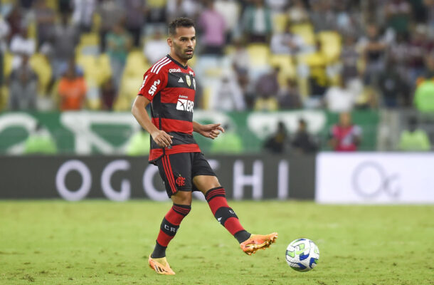 THIAGO MAIA - Entrou na vaga de Pulgar. Quase não apareceu. NOTA 5,0 - Foto: Marcelo Cortes/Flamengo
