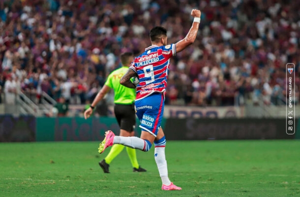 O time que mais fez gols no ano foi o Fortaleza. Foram 116 gols em 67 jogos, uma média de 1,73 por partida. Foto: Mateus Lotif/FEC