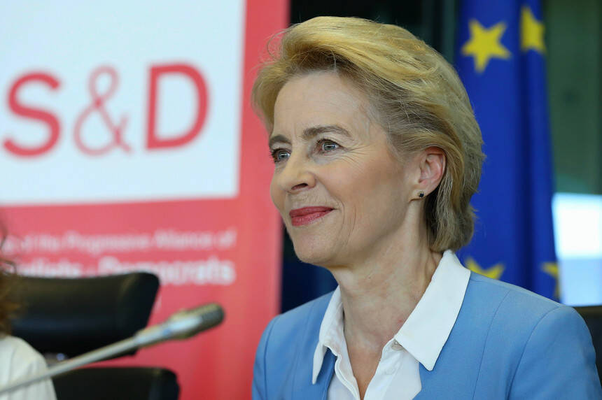 Ursula von der Leyen, política alemã e presidente da Comissão Europeia . Foto: Foto: ANADOLU AGENCY/GETTY IMAGES