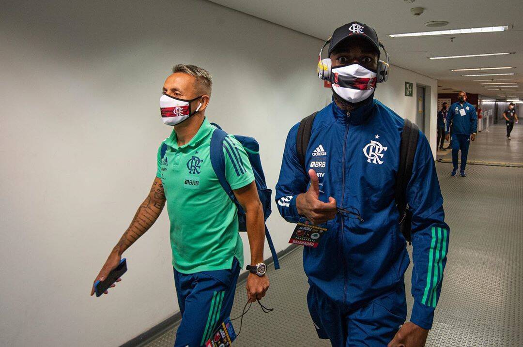 Pré-jogo do Flamengo. Foto: Instagram