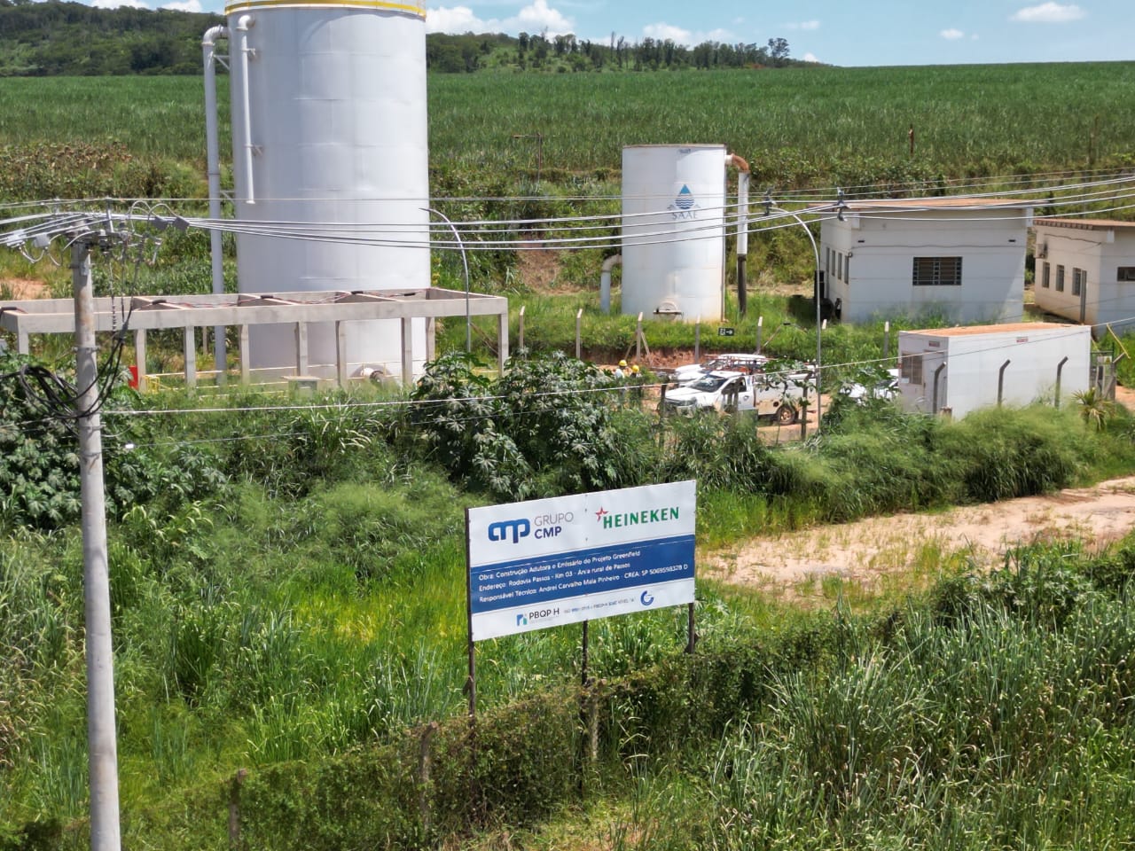 Cemig conclui obra de R$ 6,7 milhões que viabiliza fábrica da Heineken em Passos. Foto: Reprodução/Cemig