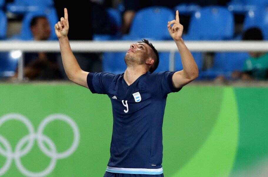Calleri marcou gol pela Argentina. Foto: Reprodução/Twitter