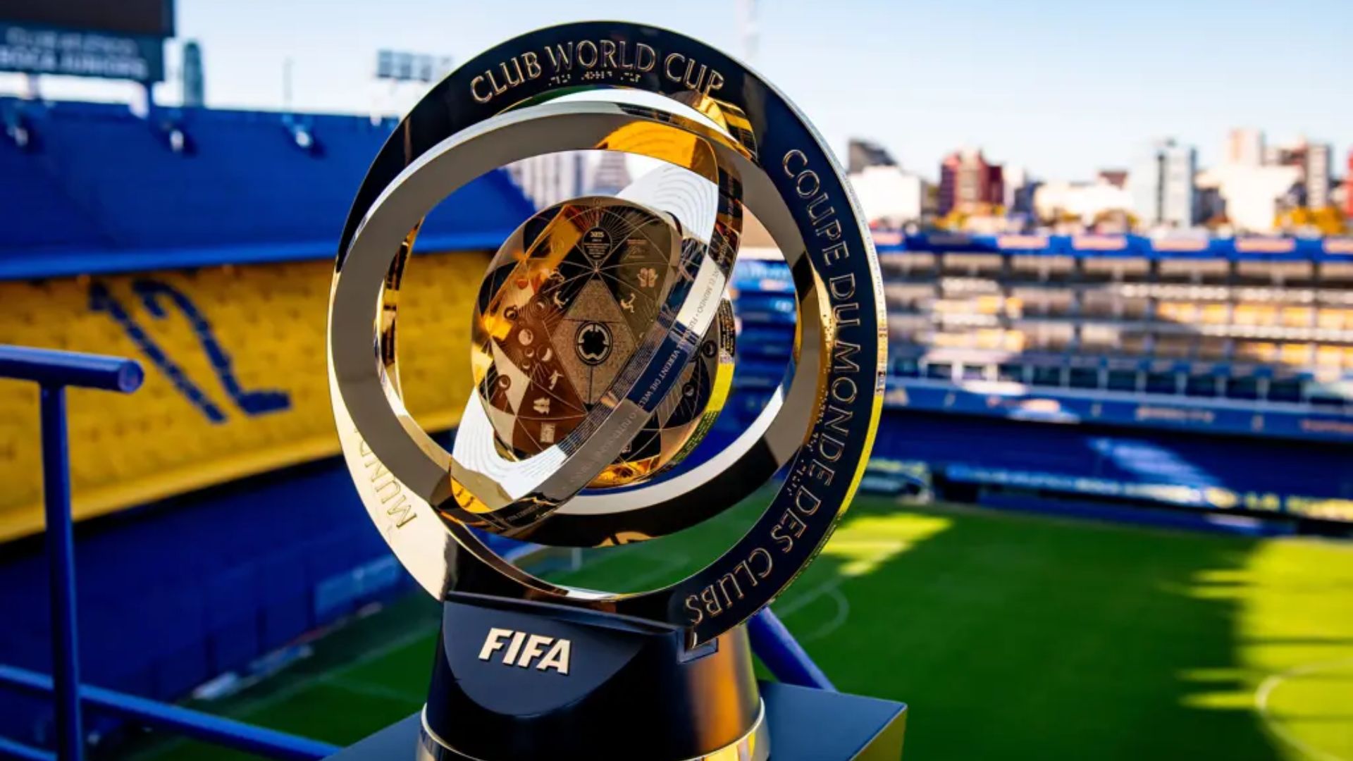 Taça do Mundial na La Bombonera . Foto: Fifa/Divulgação
