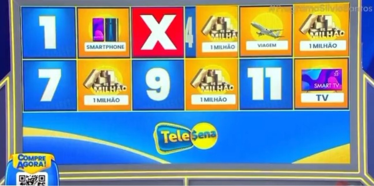 Um morador da cidade de Igaporã, no sudoeste da Bahia, ganhou R$ 1 milhão no Programa Silvio Santos e levou a apresentadora Patrícia Abravanel às lágrimas. O sortudo, de nome Darlimon, comprou a Tele Sena e acertou a figura do milhão quatro vezes em um painel do jogo da atração dominical do SBT.
 Reprodução: Flipar