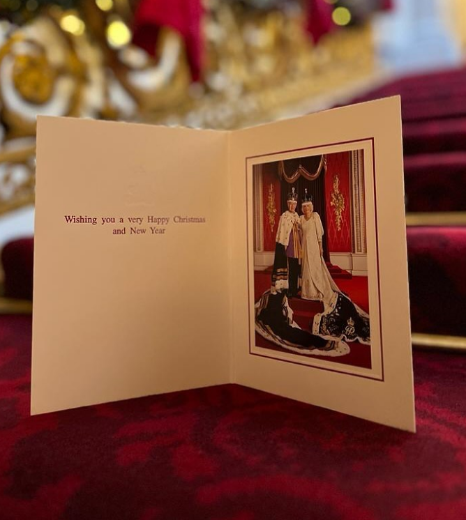 Família real - Cartão de Natal. Foto: Reprodução