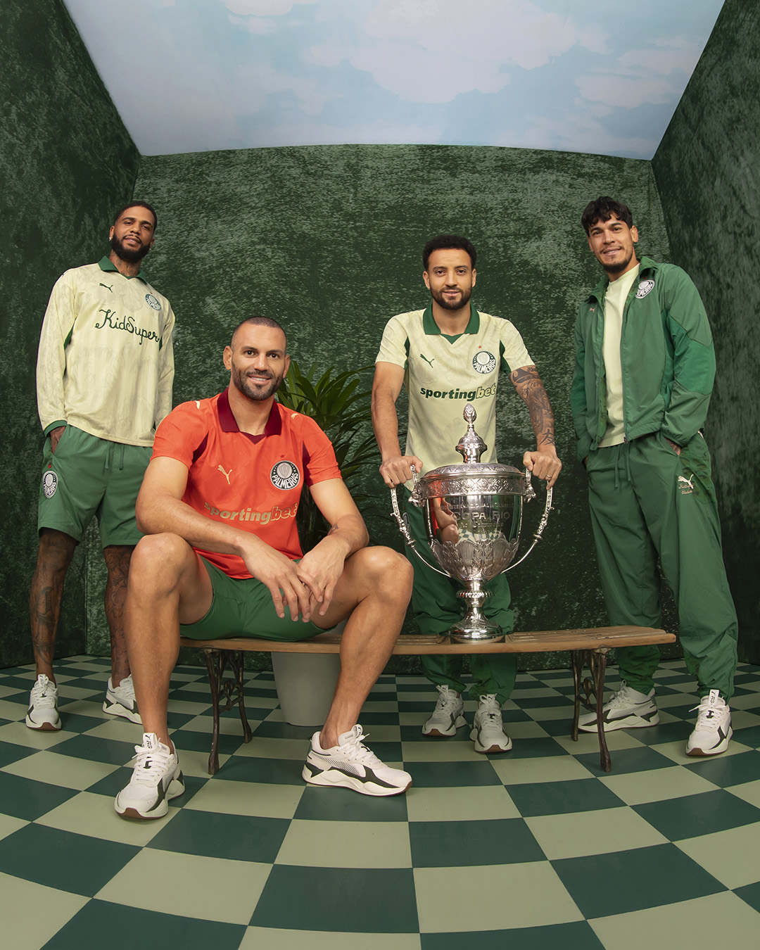 Detalhes do novo uniforme do Palmeiras. Foto: Divulgação