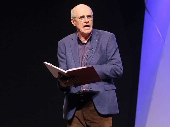 Marcos Caruso - O ator paulista, nascido em 22/2/1952, é advogado formado pela Faculdade de Direito do Largo de São Francisco.  Mas optou pela carreira artística com grande versatilidade: além de ator, é roteirista, autor e diretor de teatro Reprodução: Flipar