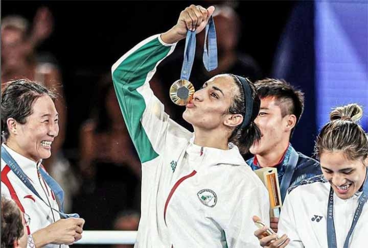 “Quero dizer ao mundo inteiro que sou mulher e continuarei mulher. Eu dedico esta medalha ao mundo e a todos os árabes. E digo a vocês, vida longa aos árabes”, comemorou Khelif após a conquista. 

 Reprodução: Flipar