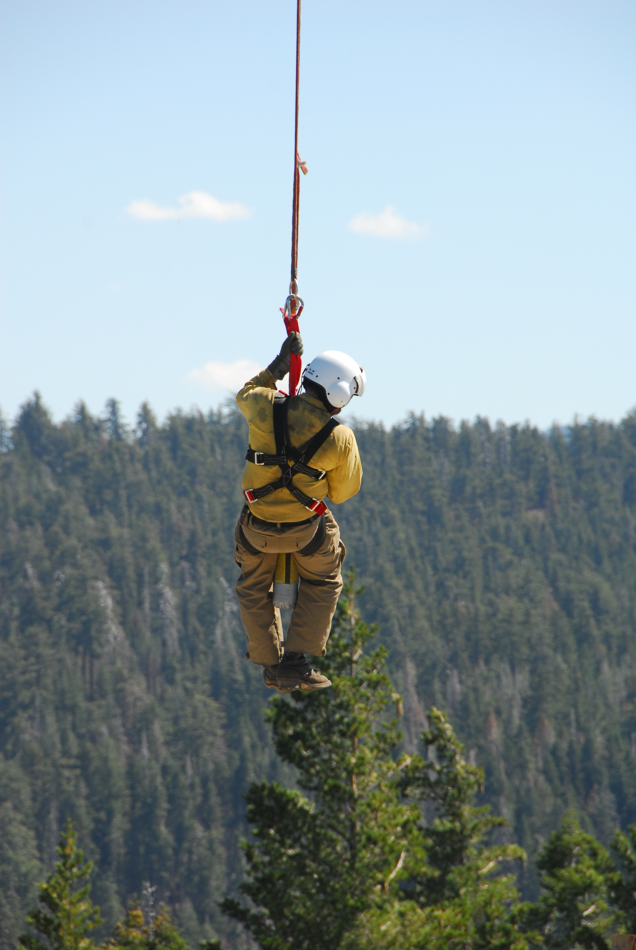 Treinamento no Parque Yosemite. Foto: Divulgação / Parque Nacional Yosemite