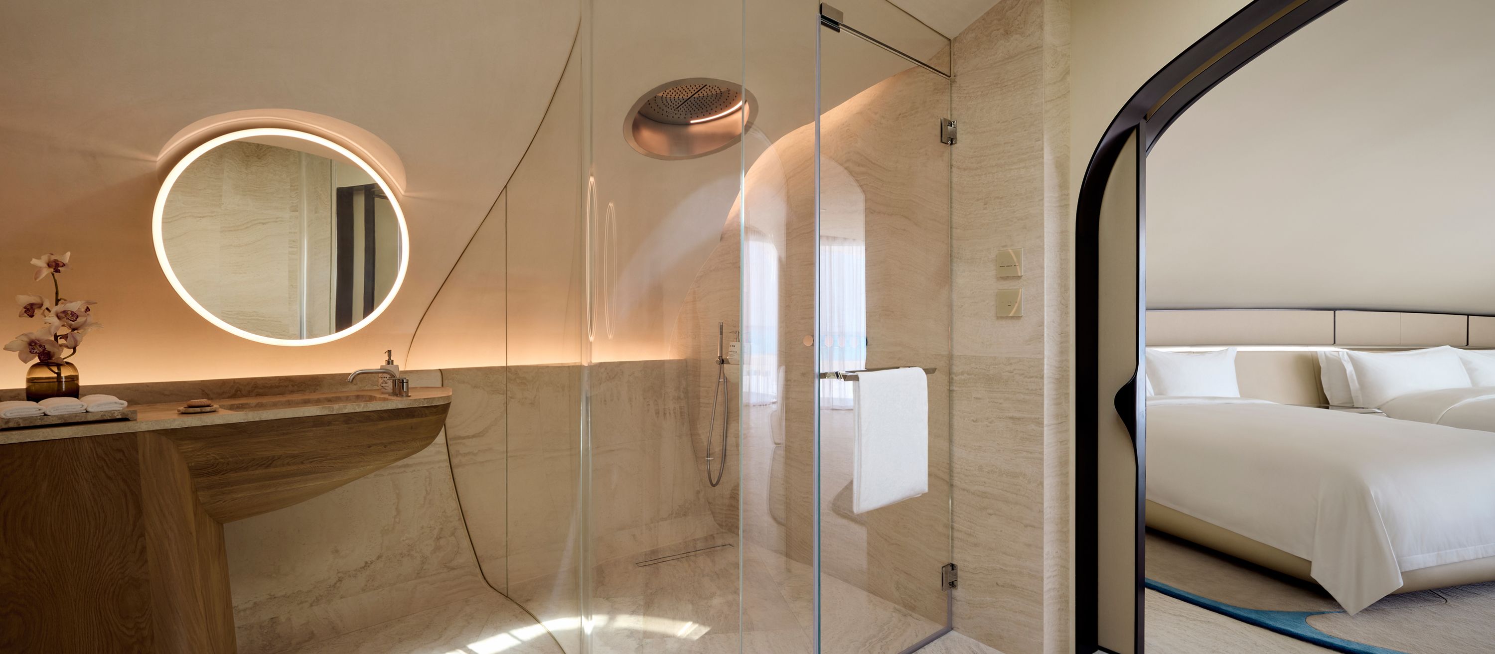  Vila com dois quartos sobre a água. Foto: Divulgação - Shebara Resort