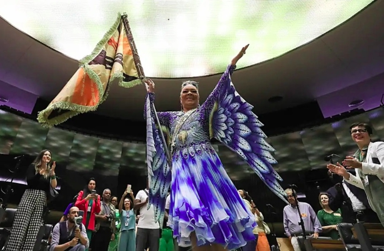 Na ocasião, Vilma voltava de um evento na Câmara dos Deputados em homenagem ao Dia da Consciência Negra.  Reprodução: Flipar