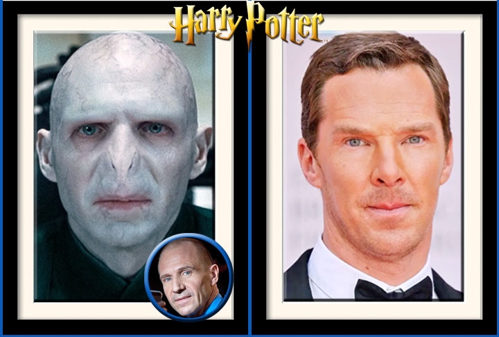 Voldemort - Interpretado por Ralph Fiennes no cinema, poderia ser encarnado por Benedict Cumberbatch! Reprodução: Flipar