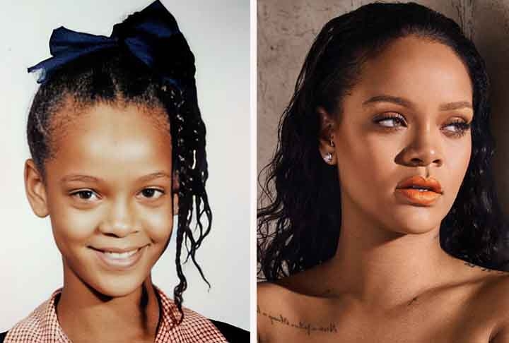 Rihanna, barbadiana, nasceu em 20 de fevereiro de 1988. Ela é filha da contadora Monica Braithwaite e do supervisor Ronald Fenty. Reprodução: Flipar