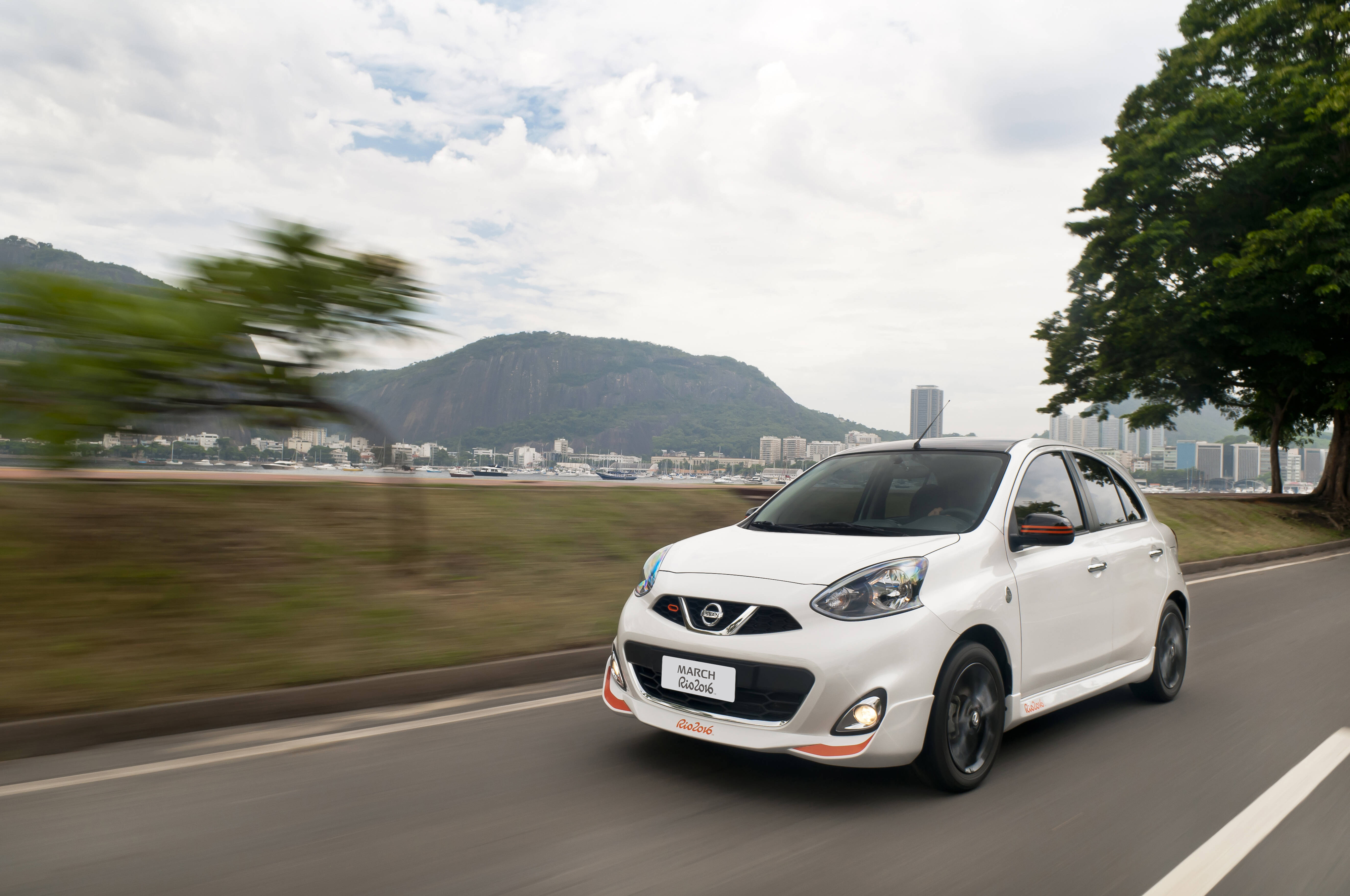 Nissan March Rio 2016. Foto: Divulgação