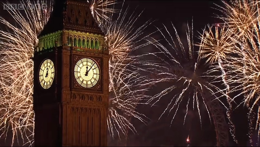 #7- Embora seja conhecido principalmente por seu sino e pela torre, o Big Ben desempenha um papel significativo também nas celebrações de Ano Novo no Reino Unido.  Reprodução: Flipar