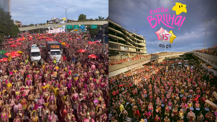 Bloco Então, Brilha!. Foto: Reprodução: Instagram/@entaobrilha