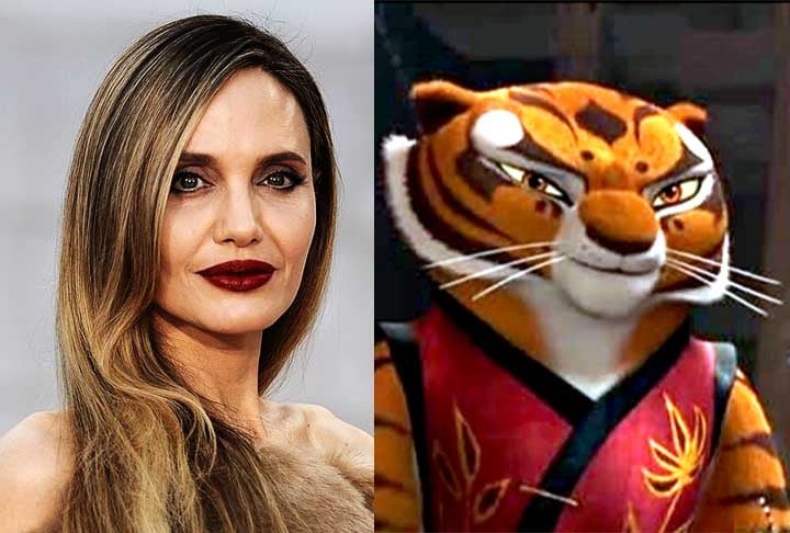 Angelina também emprestou sua voz para a animação Kung Fu Panda (2008), seu primeiro trabalho em uma franquia infantil. Ela continuou como a voz da Mestre Tigresa nas sequências Kung Fu Panda 2 (2011) e Kung Fu Panda 3 (2016).

 Reprodução: Flipar