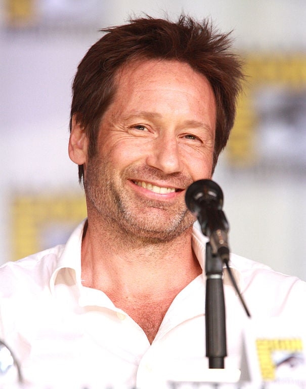 David Duchovny: O eterno agente Fox Mulder, da série “Arquivo X”, teve um certo envolvimento com o entretenimento adulto antes de ganhar projeção em Hollywood. Ele estrelou a série erótica “The Red Shoe Diaries”, na qual interpreta um apresentador que lê histórias picantes. Reprodução: Flipar