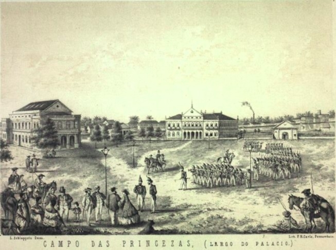 Inspirada por ideias liberais, a revolução foi liderada por religiosos, militares e outras figuras, como José de Barros Lima, o Leão Coroado, que desencadeou o levante ao assassinar o comandante português Manoel Barbosa. Reprodução: Flipar