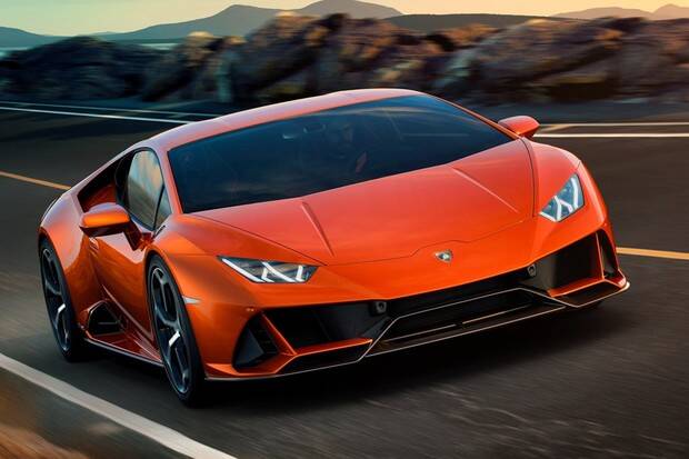 Lamborghini Huracán EVO. Foto: Divulgação