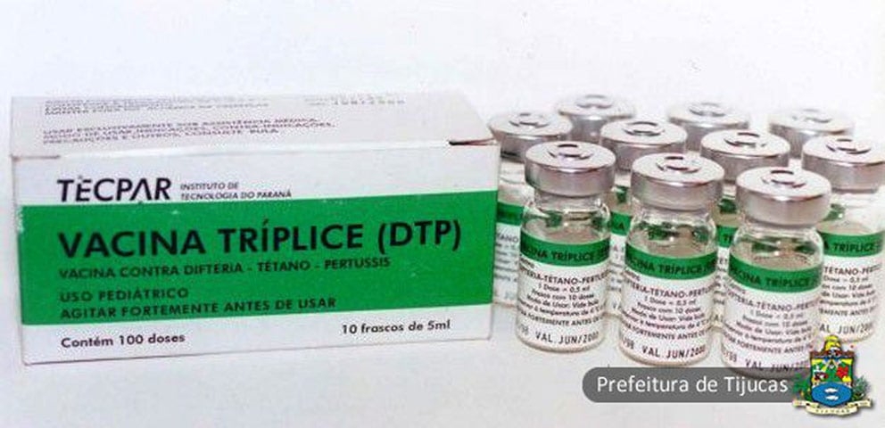 DTP - Protege contra difteria, tétano e coqueluche. As três doenças têm origem bacteriana. Elas começaram a ser aplicadas nos anos 80, o que resultou numa queda de 90% dos casos.  Reprodução: Flipar