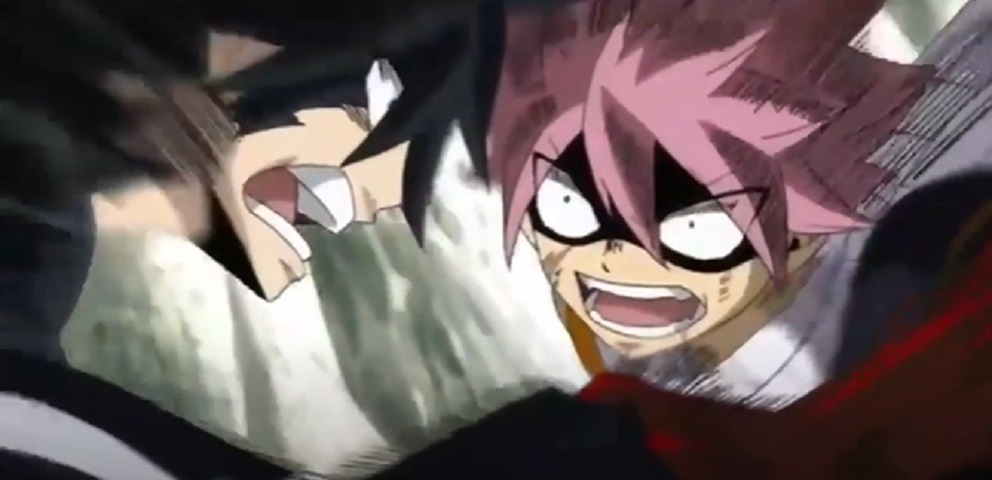 Natsu x Gray - Anime: Fairy Tail - Natsu e Gray é um exemplo de rivalidade que mistura amizade, lealdade e sentimento, sendo parte fundamental do anime Fairy Tail.  Reprodução: Flipar