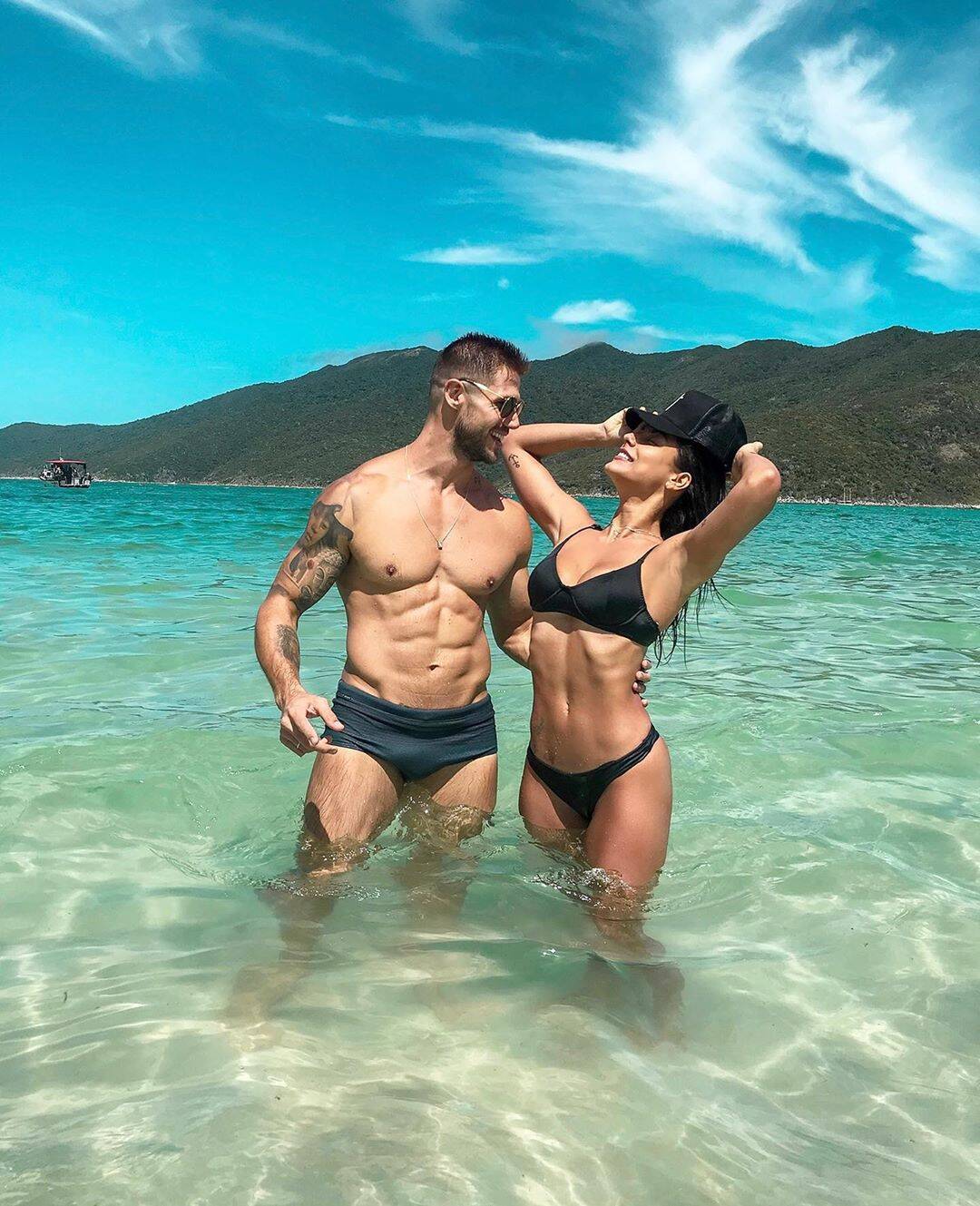 Jonas Sulzbach e Mari Gonzalez. Foto: Reprodução / Instagram