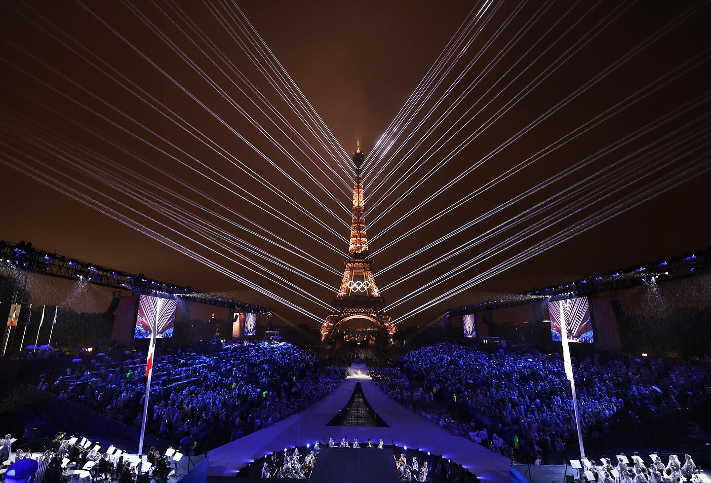 Cerimônia de abertura - Paris 2024 Reprodução / Instagram COI