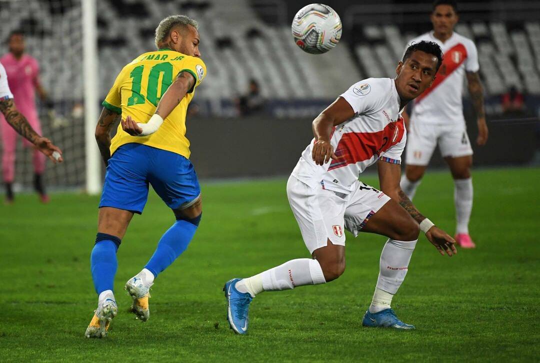 Brasil x Peru. Foto: Reprodução / Instagram Copa América