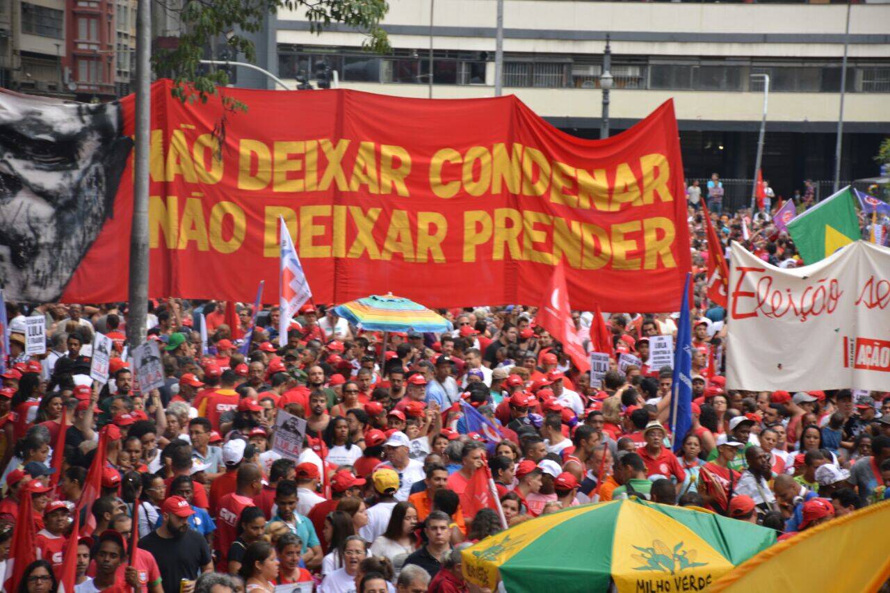 Manifestação contra condenação de Lula. Foto: Larissa Pereira/iG São Paulo