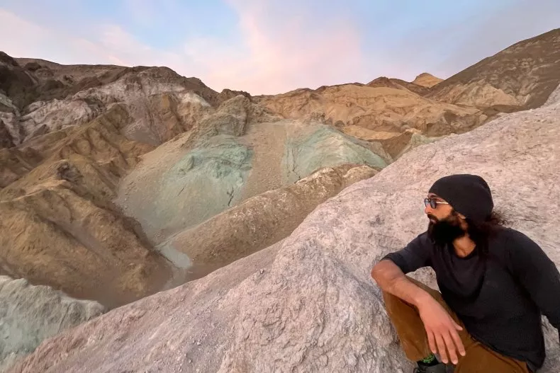 James Campigotto na Paleta de Artistas no Parque Nacional. Foto: Reprodução