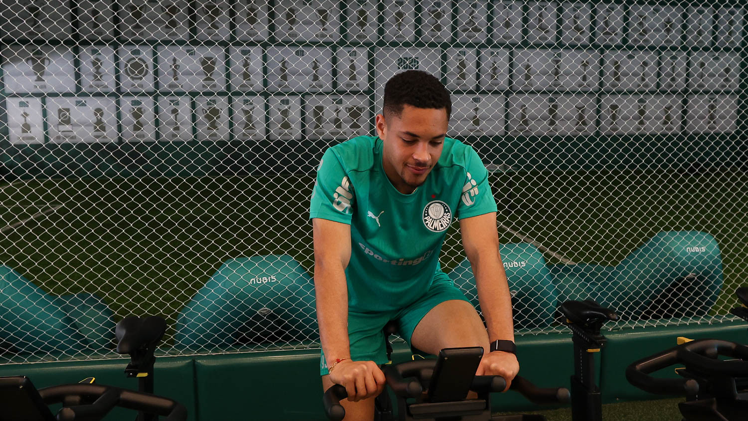 Vitor Roque. Foto: Cesar Greco/Palmeiras